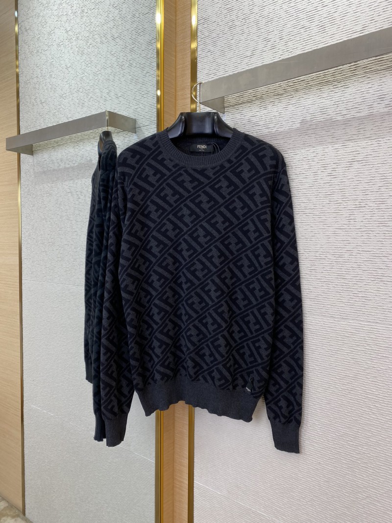 Fendi Full print jacquard jumper 4