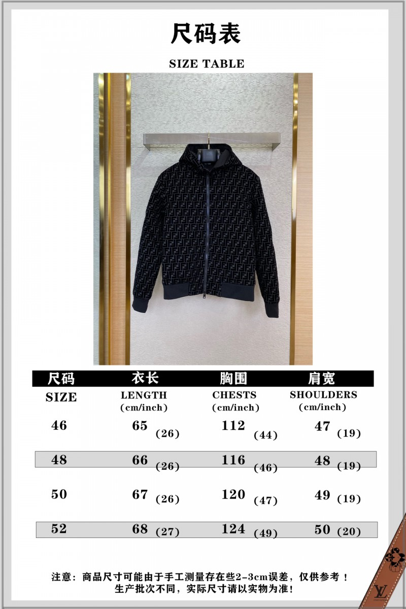 Fendi Flocked Hooded Jacket 9