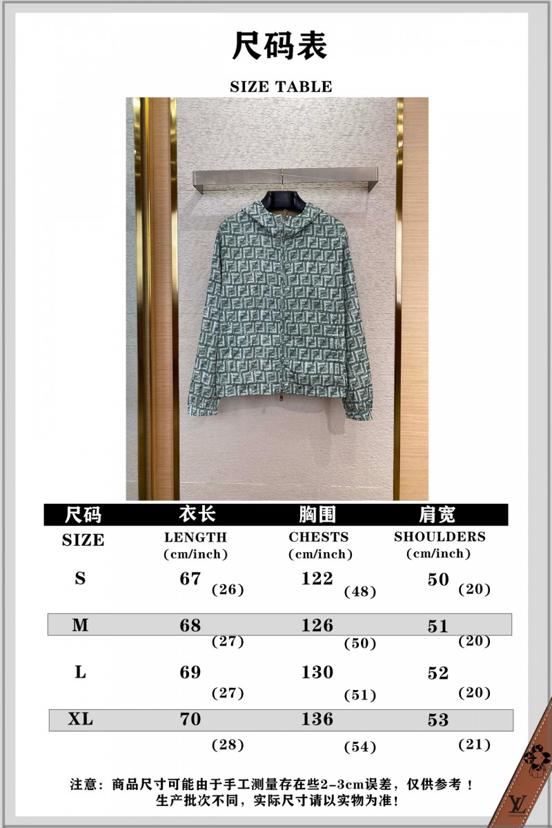 Fendi Green FF Nylon Reversible Jacket 9