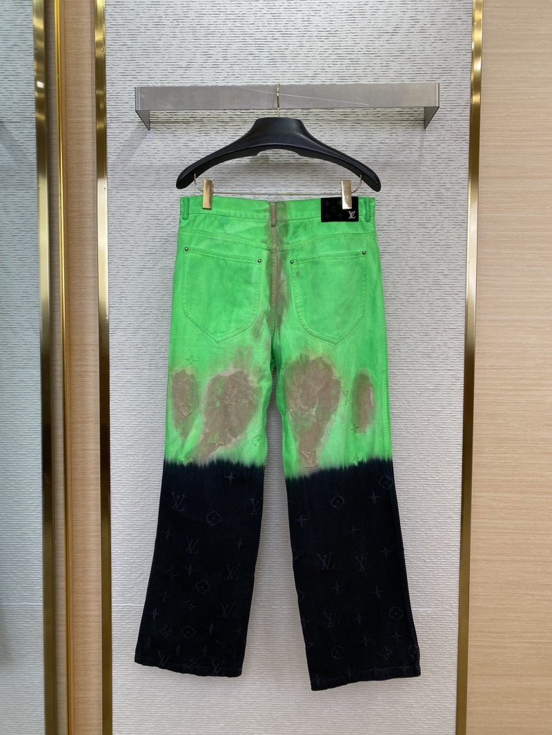 LV Gradient Jacquard Denim Trousers 1