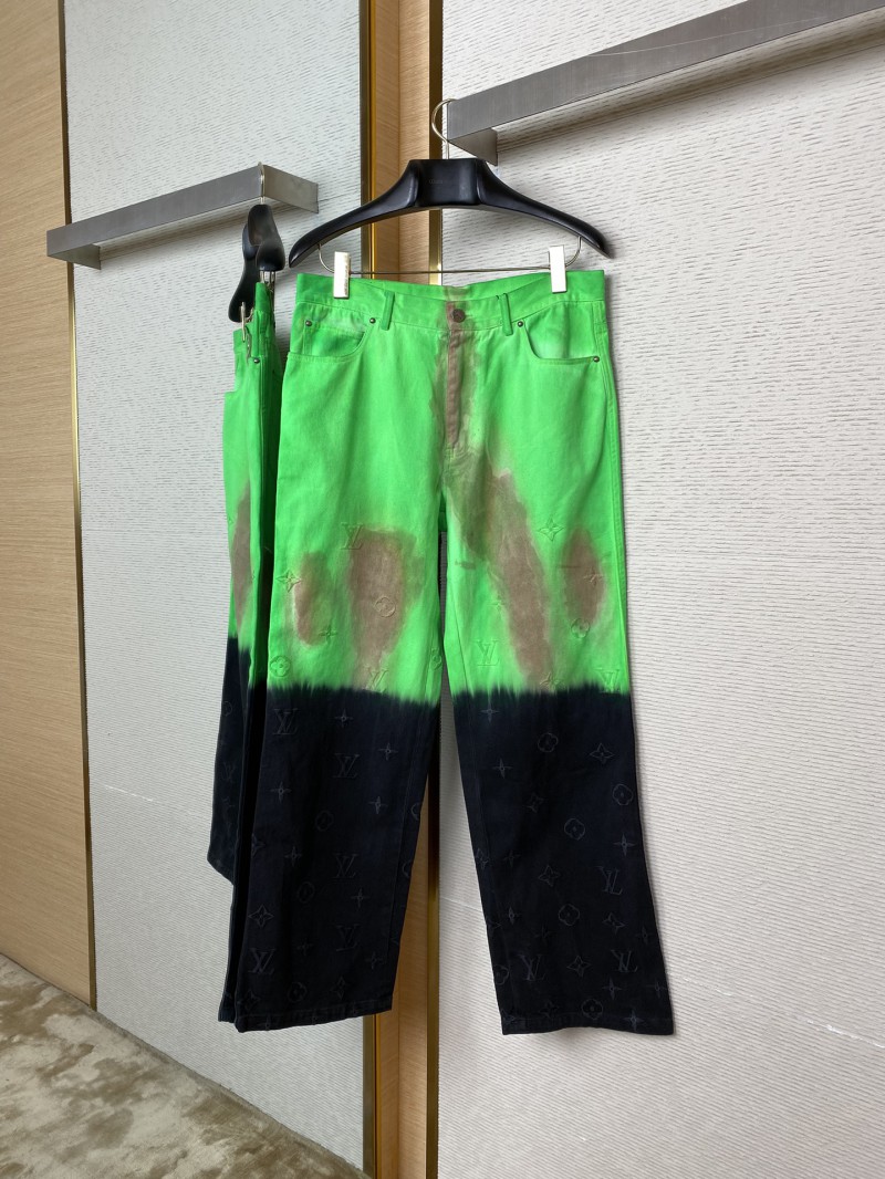 LV Gradient Jacquard Denim Trousers 4
