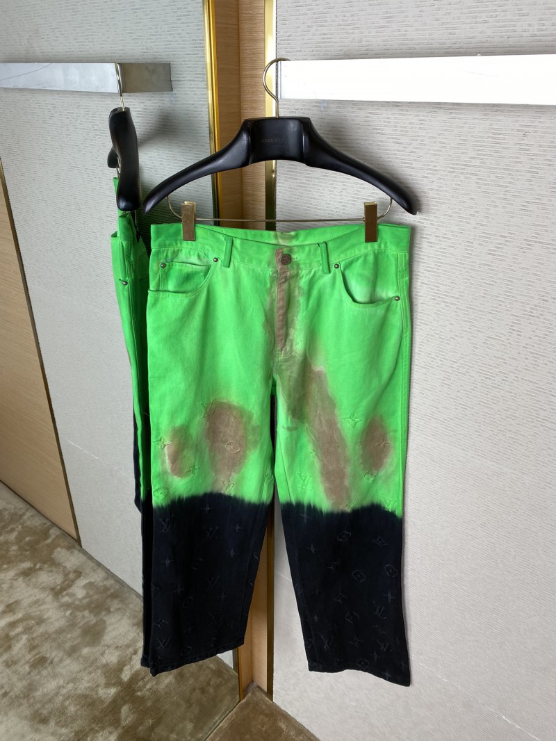 LV Gradient Jacquard Denim Trousers 6