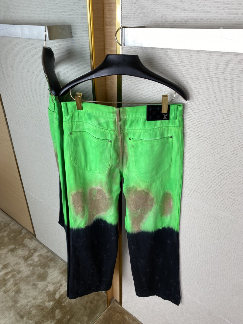 LV Gradient Jacquard Denim Trousers 7