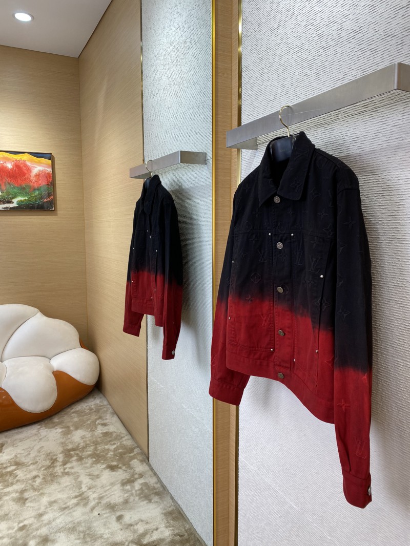 LV Flame Gradient Denim Jacket 2