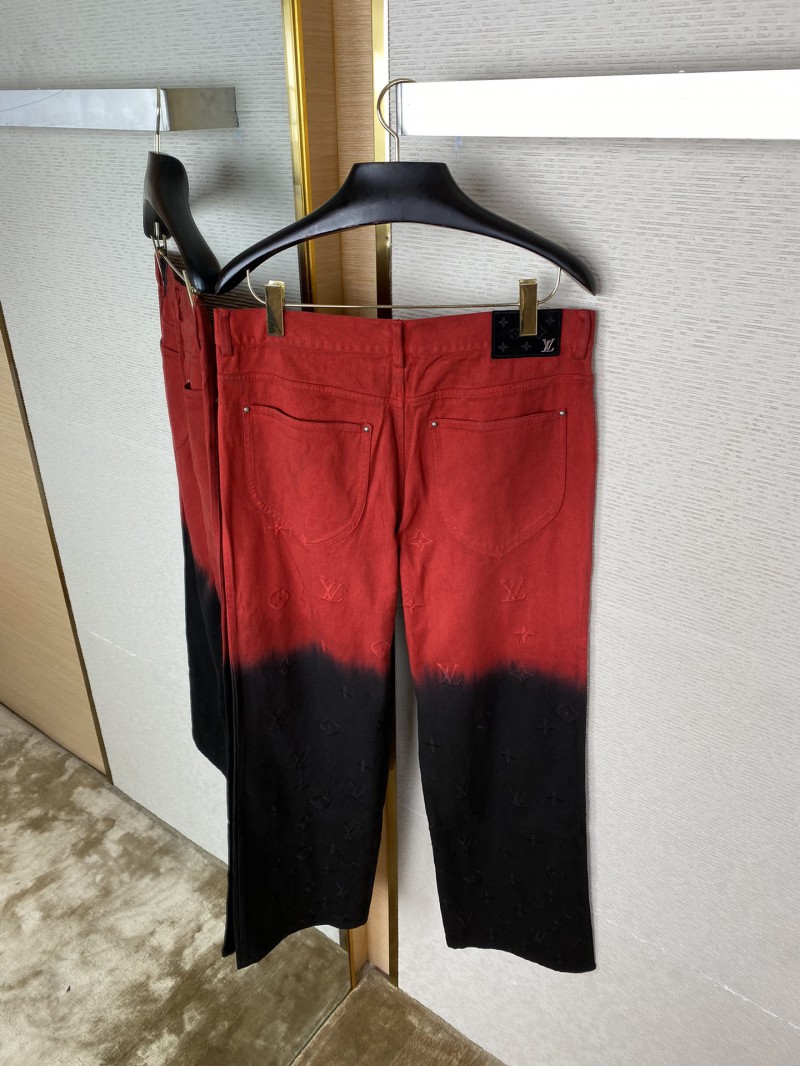 LV Flame Gradient Denim Trousers 7