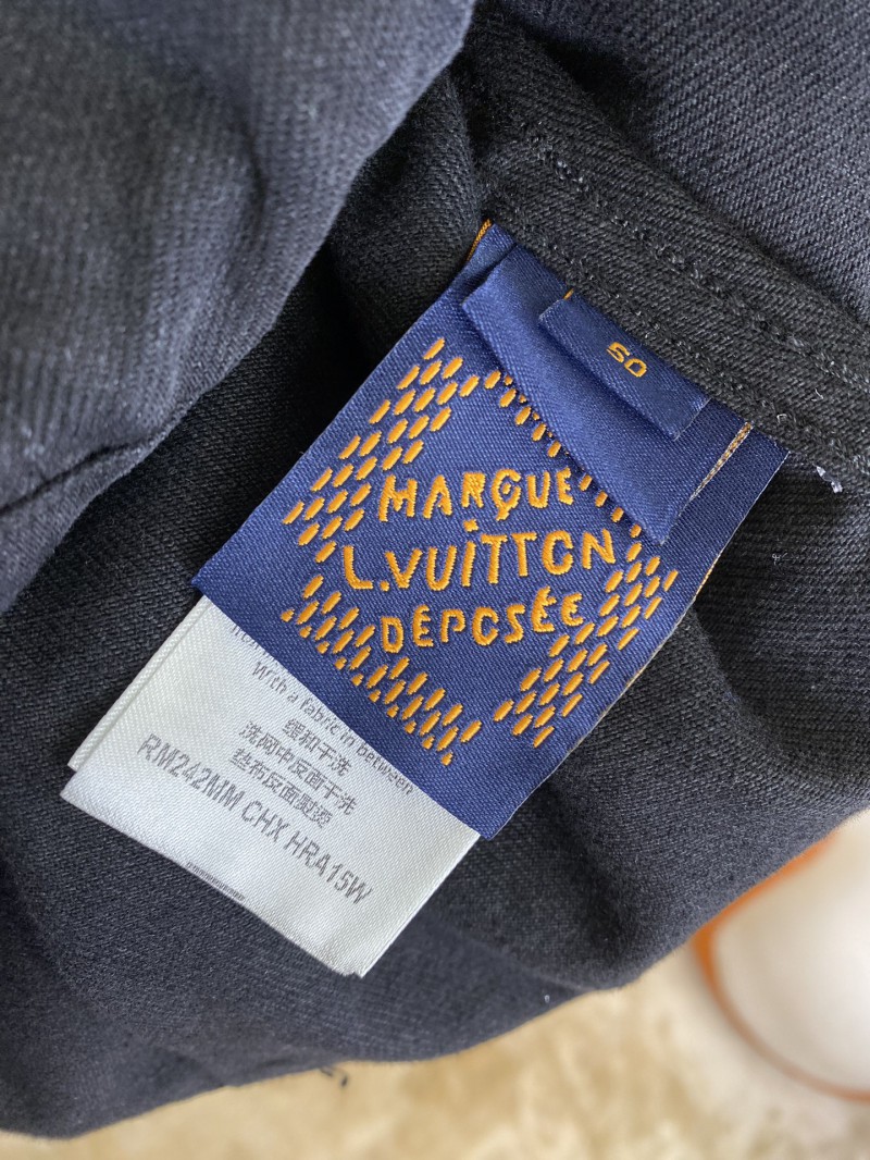 LV Burnout Hooded Denim Jacket 8