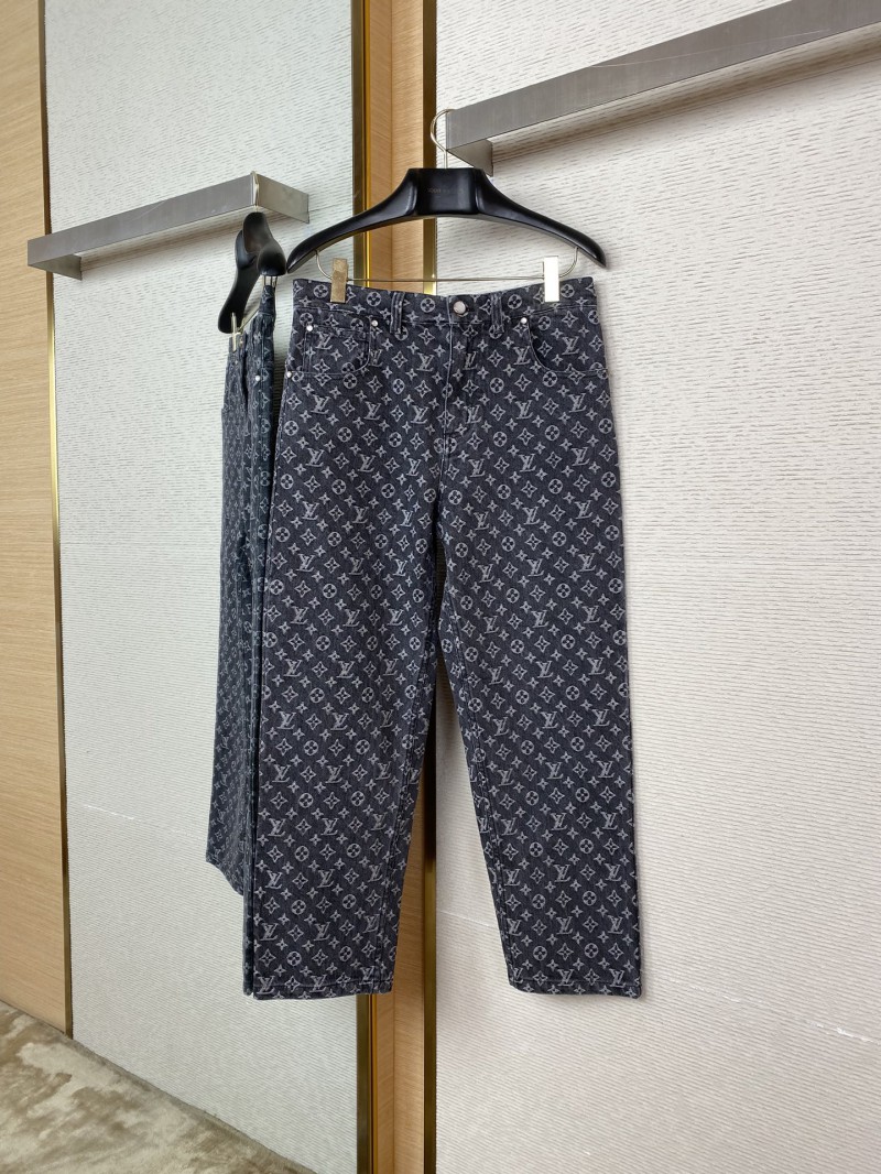 LV Jacquard Denim Trousers 4