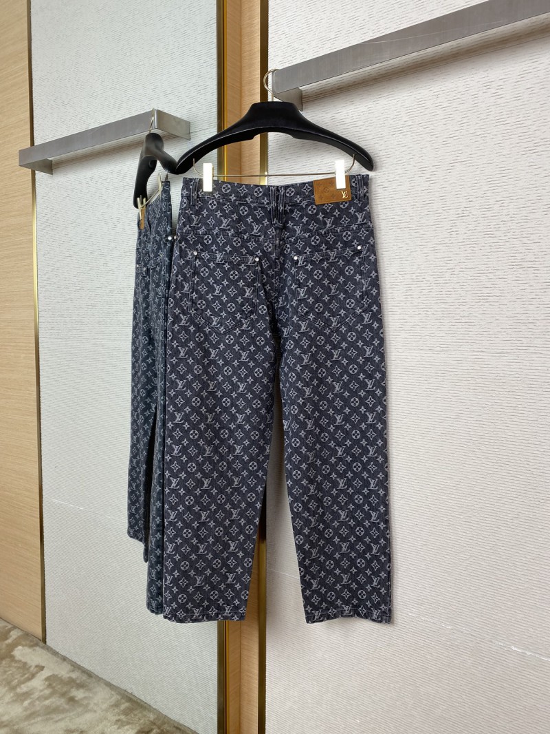 LV Jacquard Denim Trousers 5