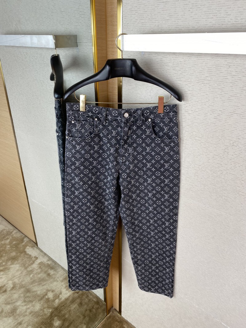 LV Jacquard Denim Trousers 6
