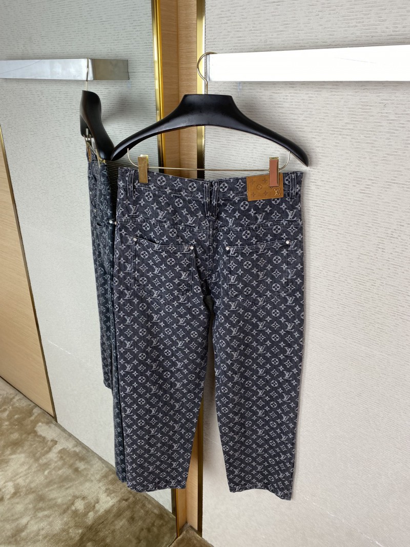 LV Jacquard Denim Trousers 7