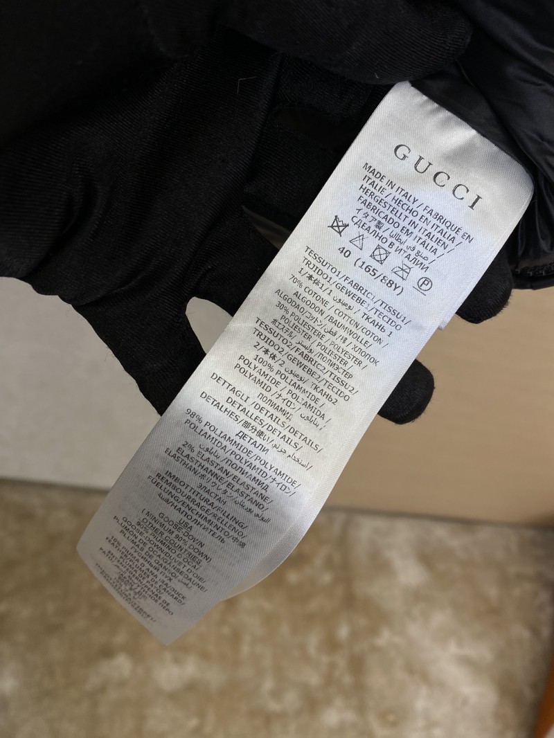 Gucci Printed Jacquard Removable Down Jacket Blue 8