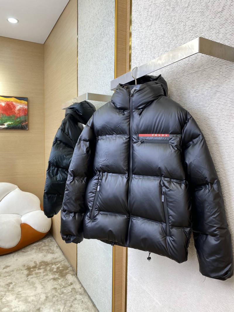 Prada Red Gum Label Down Coat Jacket 2