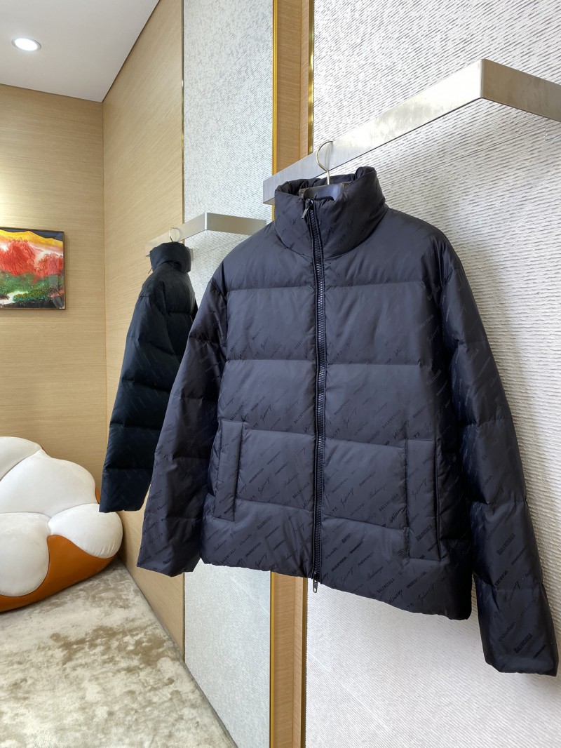 Balenciaga Twill Print Down Jacket 2