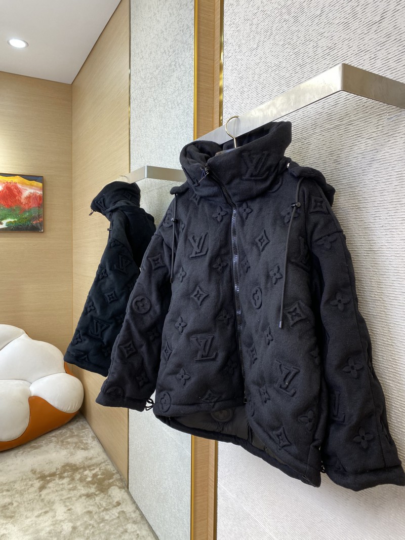 LV Steel Printed Old Flower Down Jacket 2