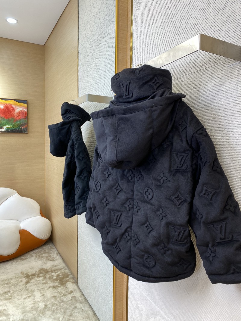 LV Steel Printed Old Flower Down Jacket 3