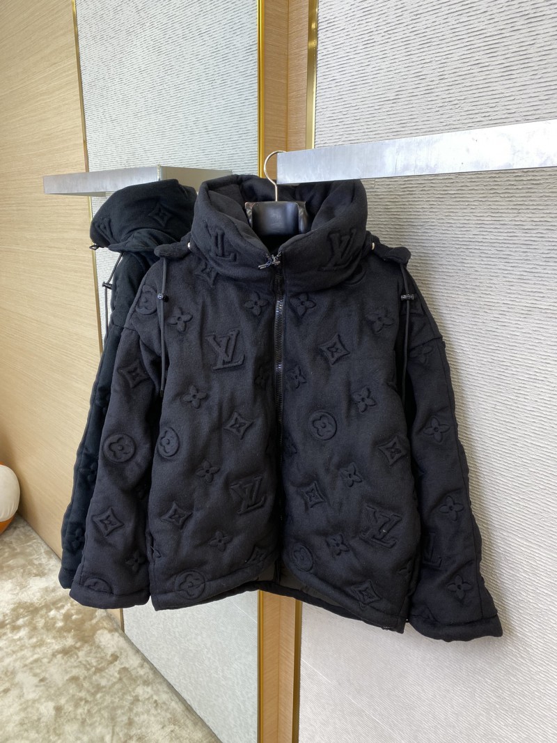LV Steel Printed Old Flower Down Jacket 6