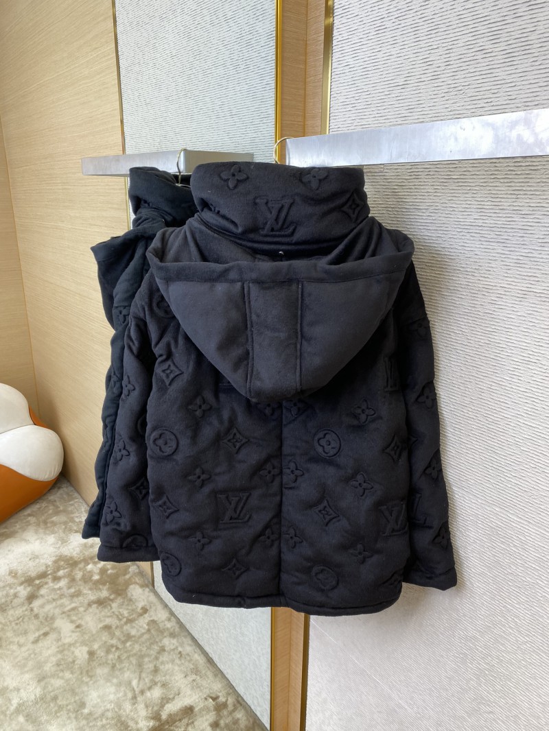 LV Steel Printed Old Flower Down Jacket 7