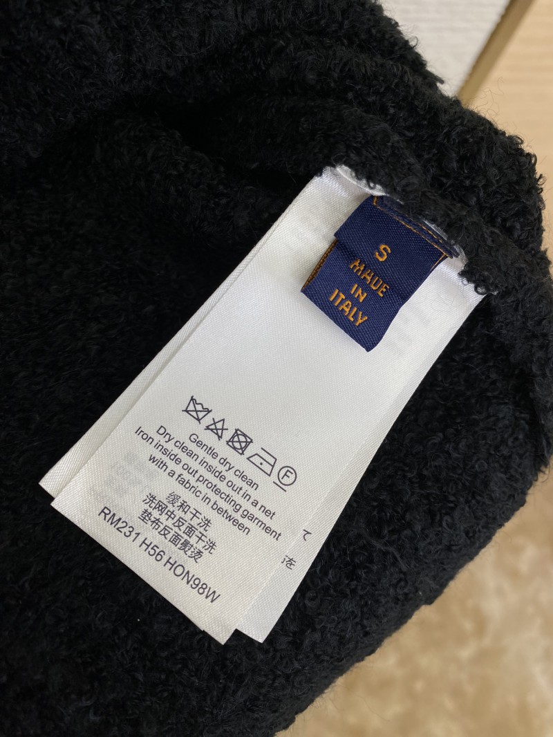 LV Logo Appliqu?? Sweater Black 8