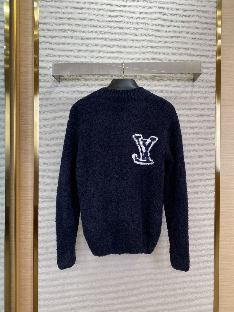 LV logo appliqu??d jumper navy blue 1