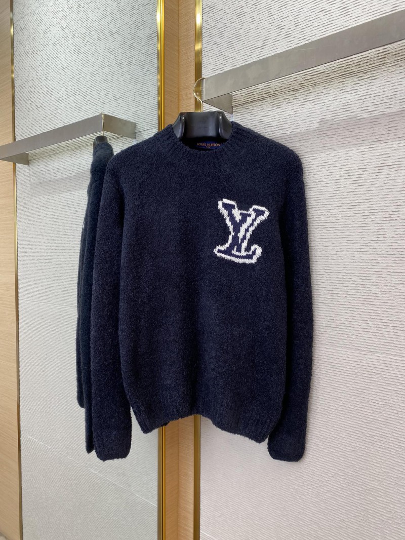 LV logo appliqu??d jumper navy blue 4