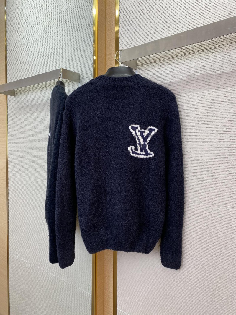 LV logo appliqu??d jumper navy blue 5