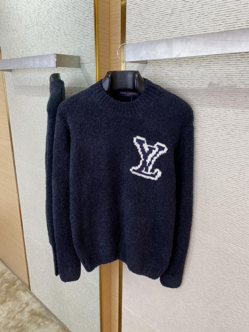 LV logo appliqu??d jumper navy blue 6