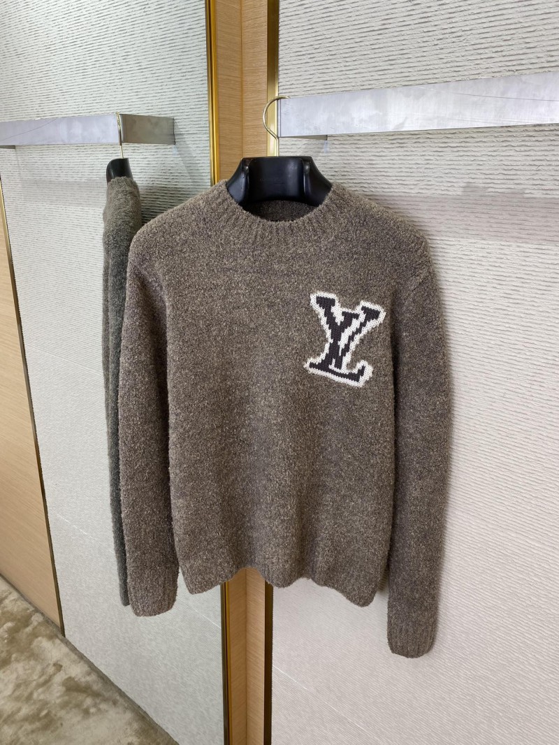 LV logo appliqu??d jumper grey 6