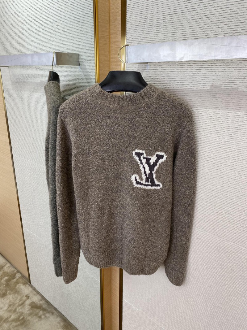LV logo appliqu??d jumper grey 7