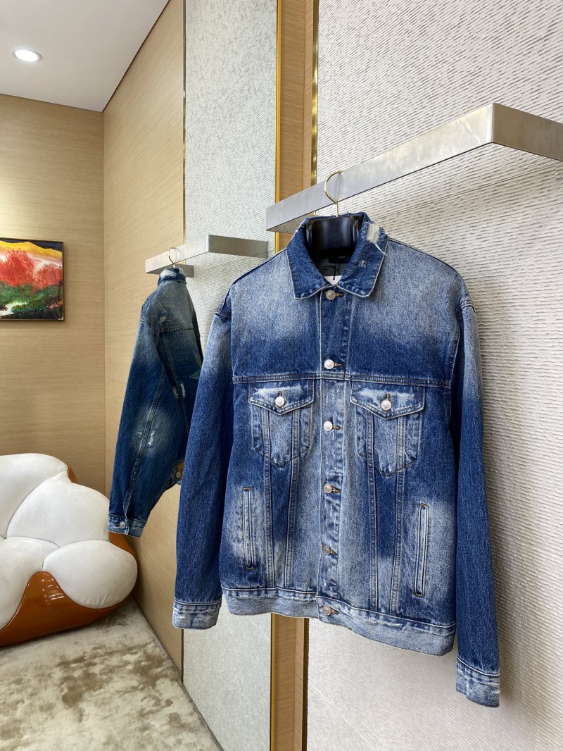 Balenciaga Printed Denim Jacket 1