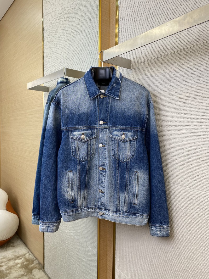 Balenciaga Printed Denim Jacket 3