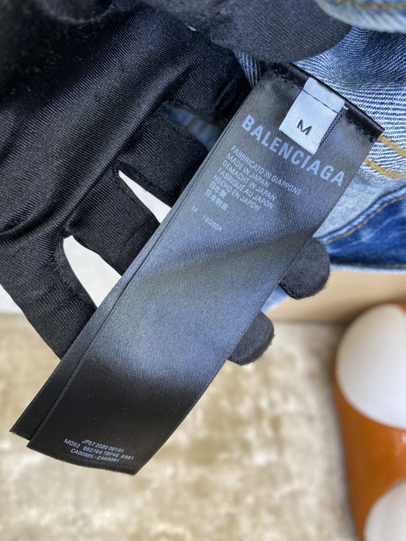 Balenciaga Printed Denim Jacket 8