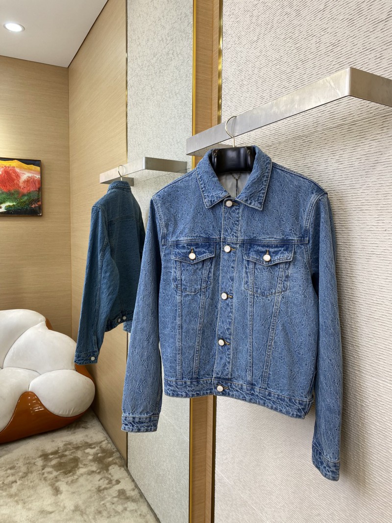 LV Embossed Jacquard Denim Jacket 2