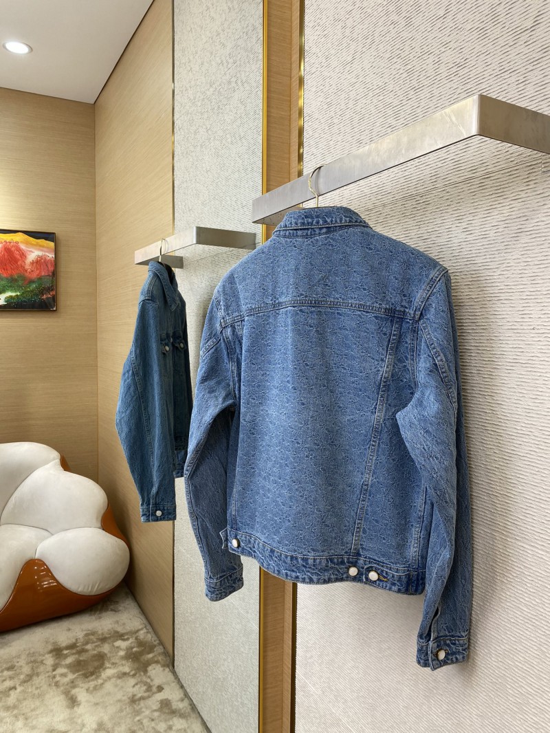LV Embossed Jacquard Denim Jacket 3