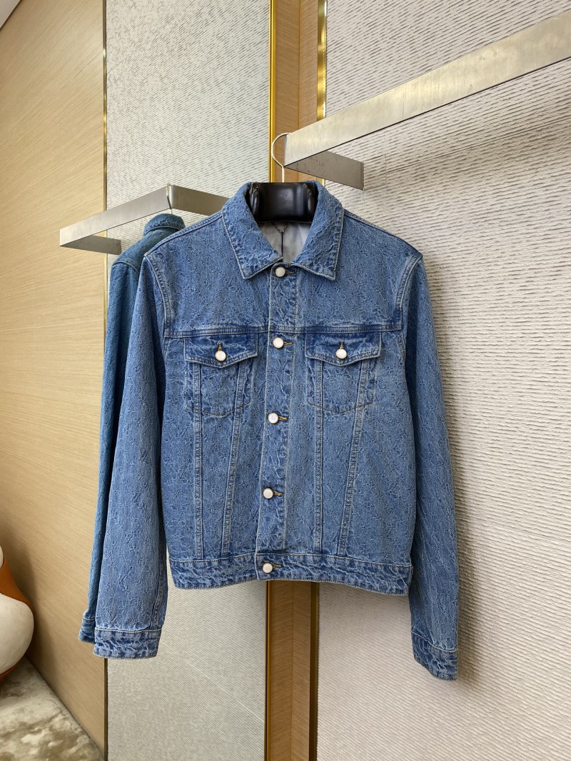 LV Embossed Jacquard Denim Jacket 4