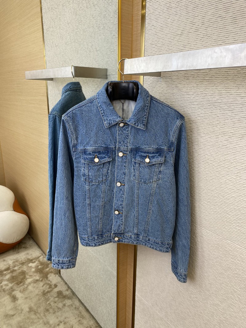 LV Embossed Jacquard Denim Jacket 6