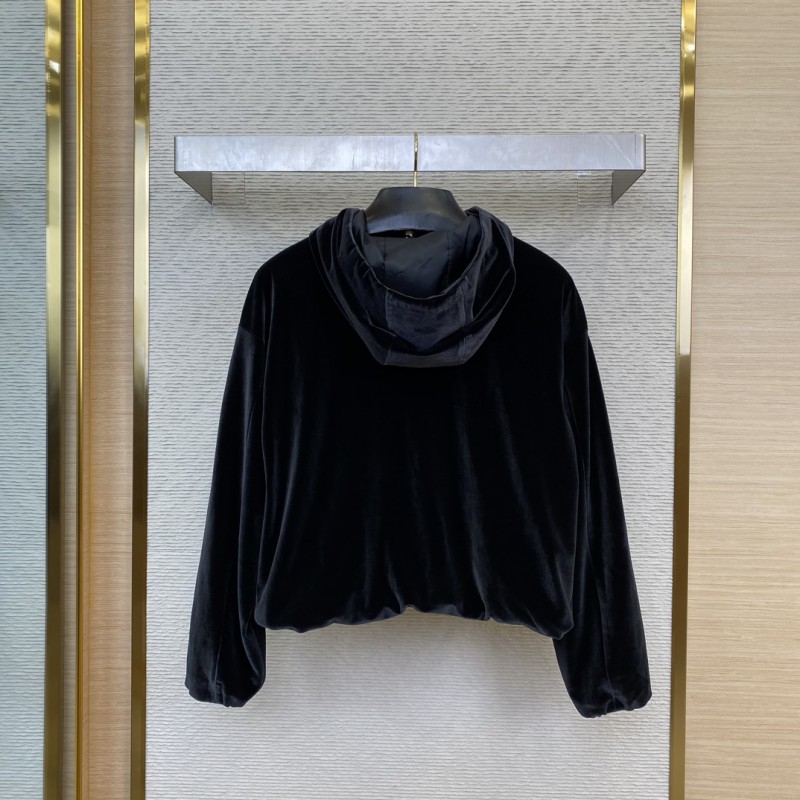 Prada Velvet Triangle Label Jacket 1