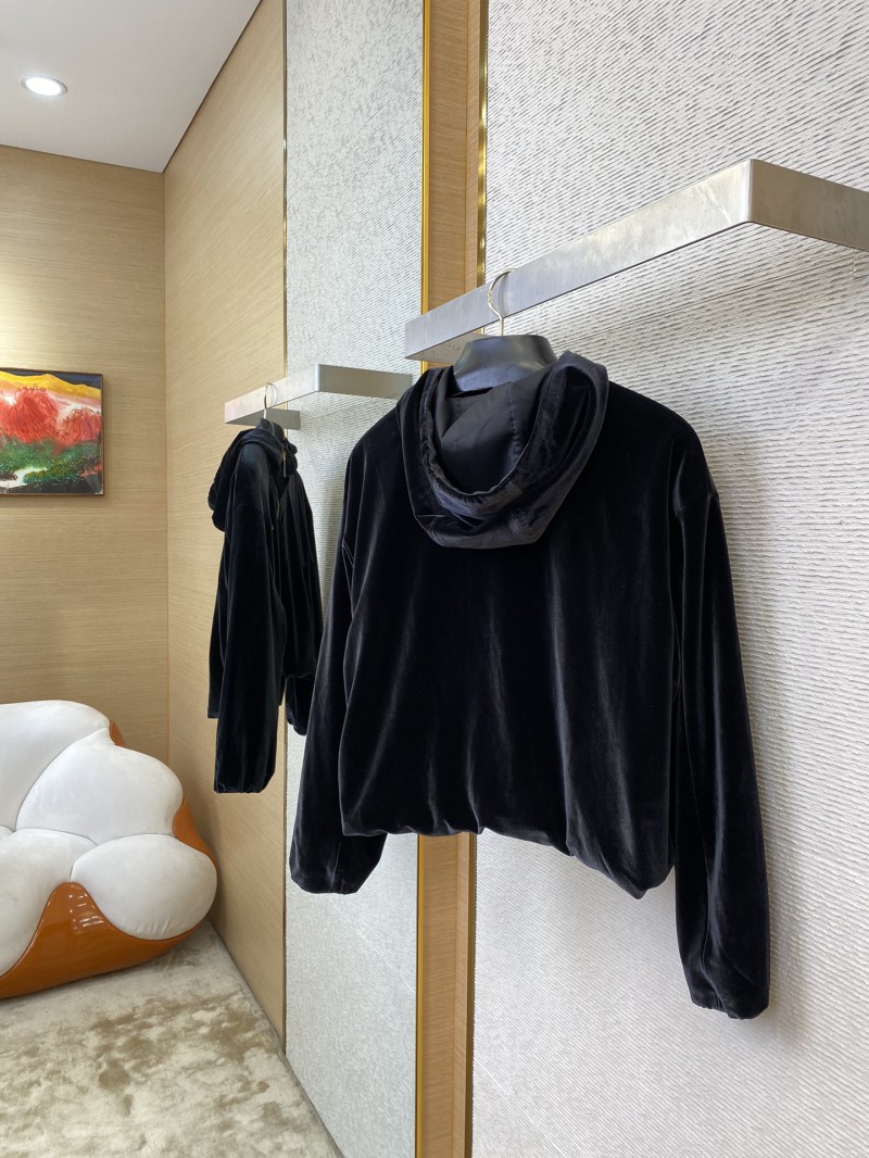 Prada Velvet Triangle Label Jacket 3
