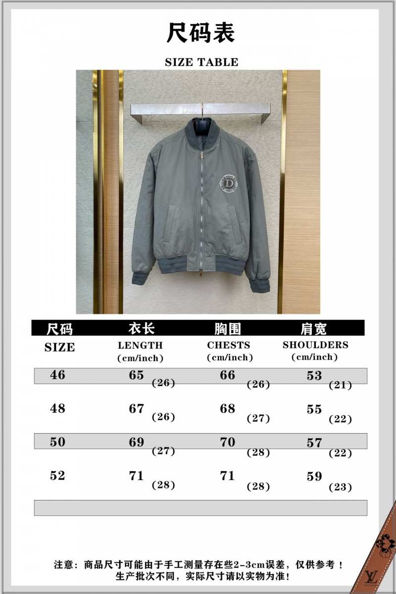 Dior Badge Logo Embroidered Cotton Jacket Coat 9