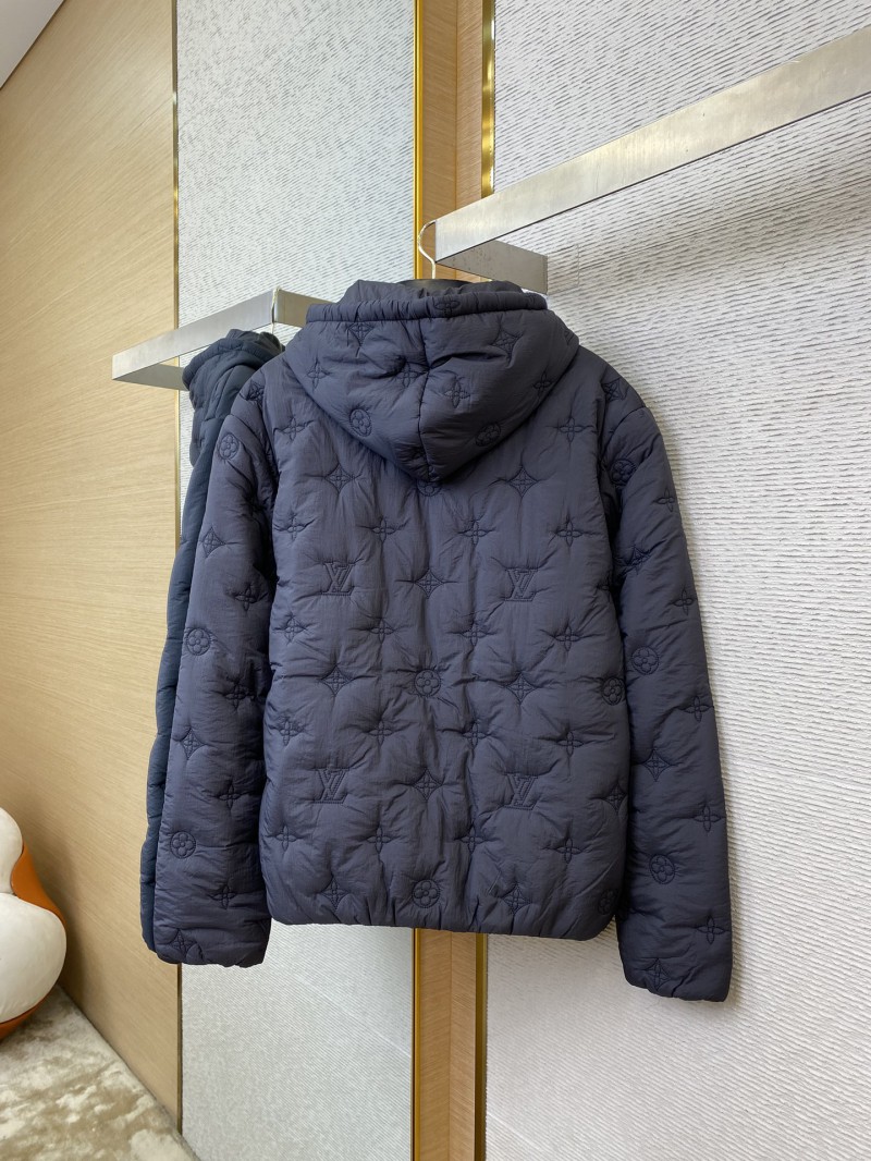 LV logo embroidered jacquard cotton jacket 5