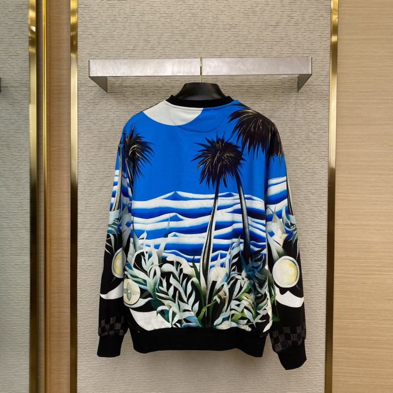 LV Tropical Rainforest Crew Neck Sweatshirt 1