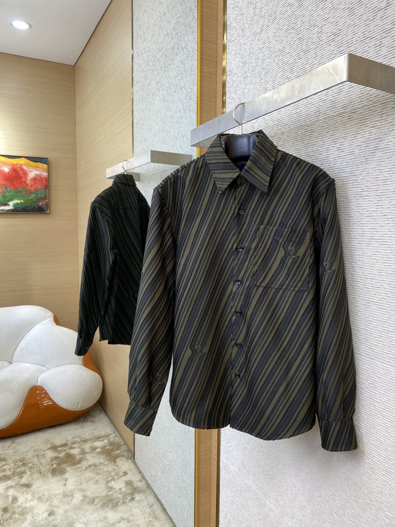 LV Twill Cutout Letter Shirt 2