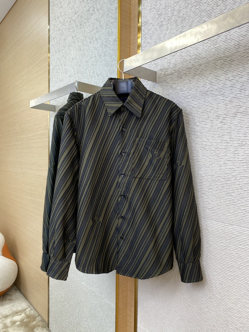 LV Twill Cutout Letter Shirt 3