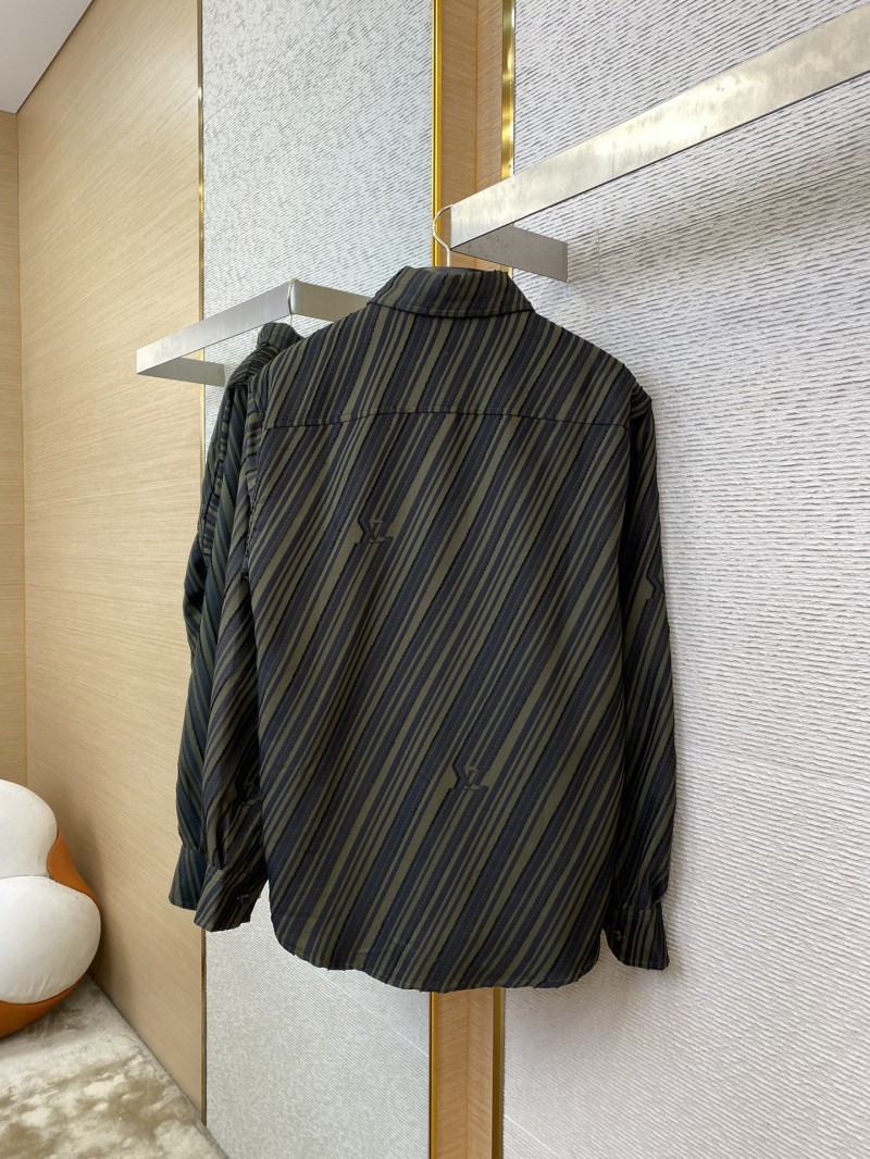 LV Twill Cutout Letter Shirt 4