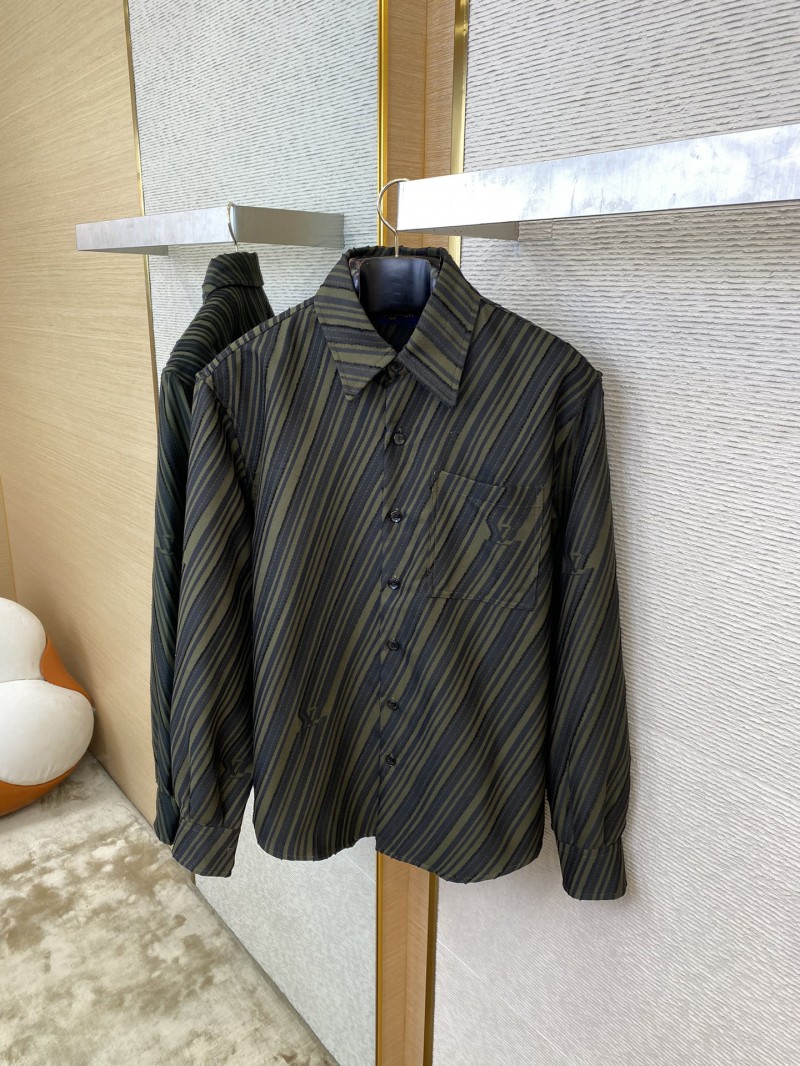 LV Twill Cutout Letter Shirt 5