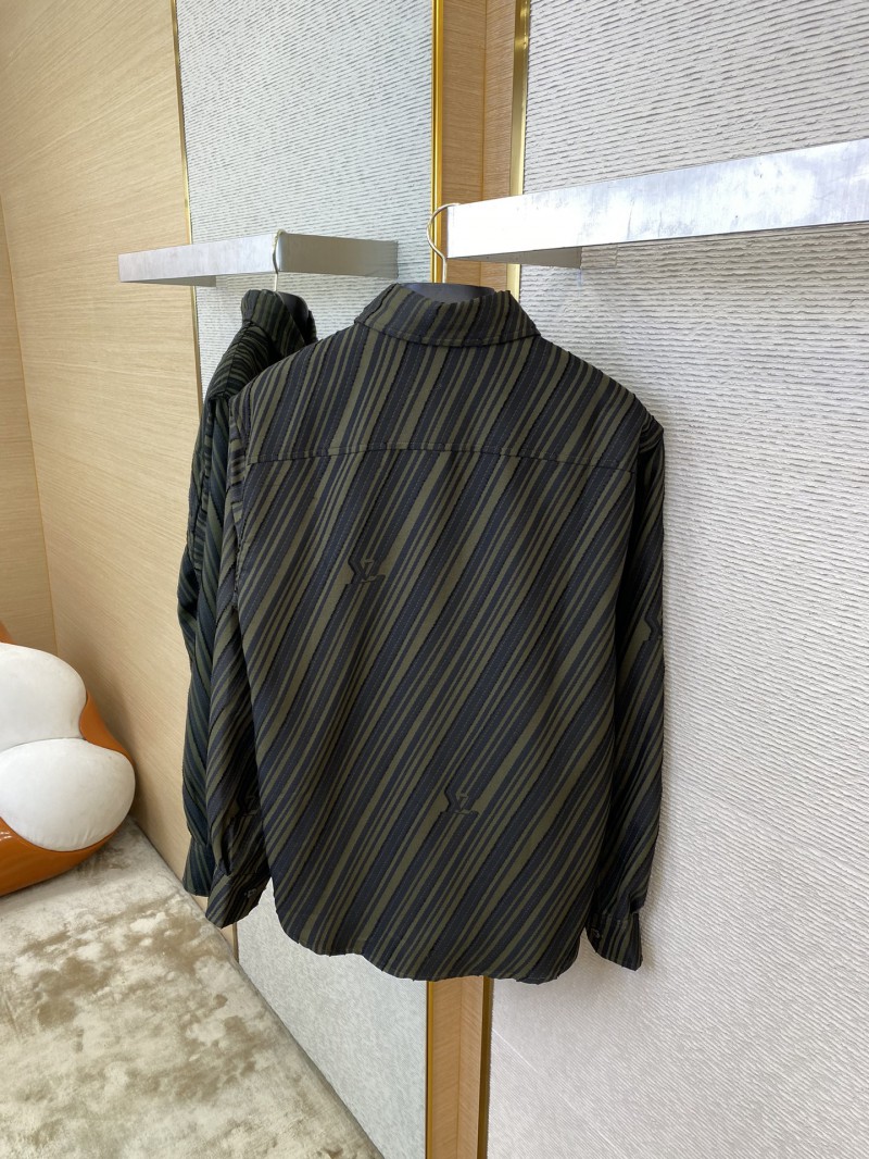LV Twill Cutout Letter Shirt 6