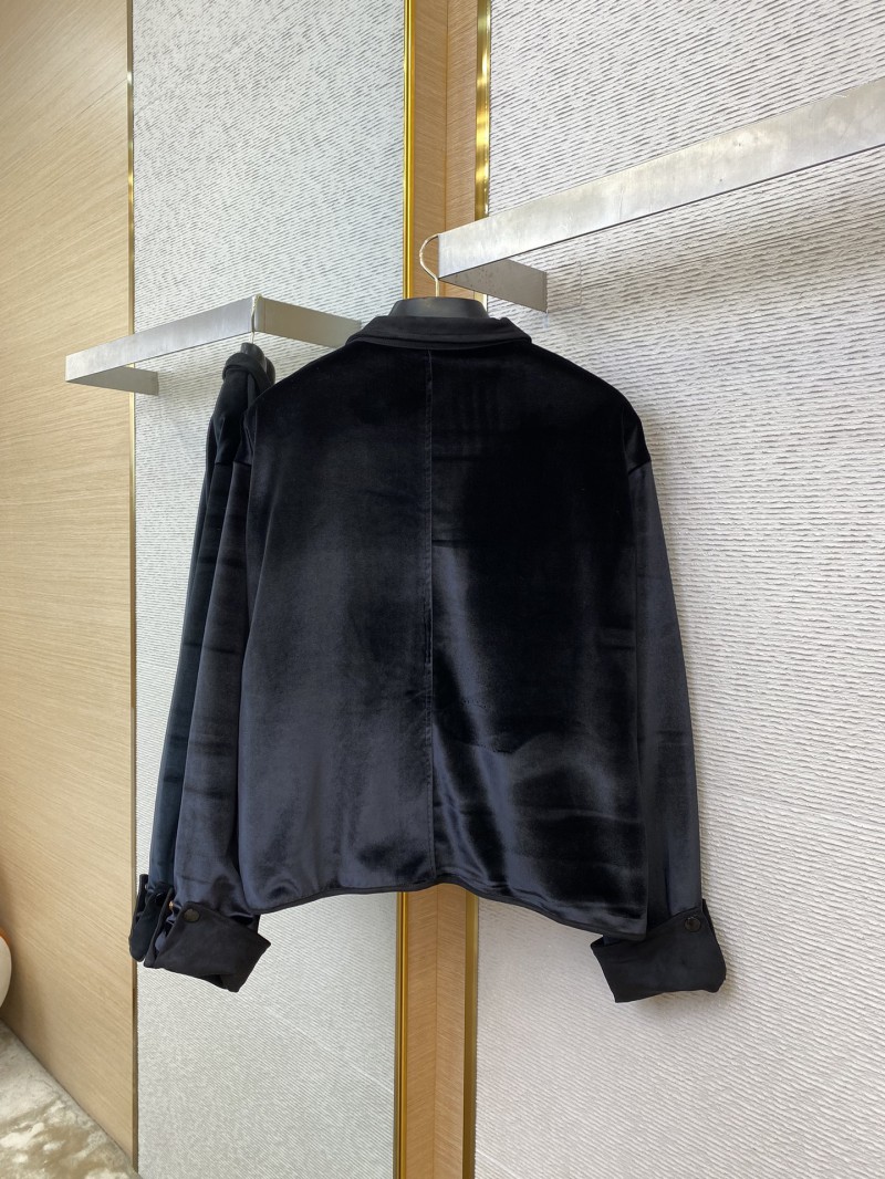 Miu Miu Logo Velvet Jacket 5