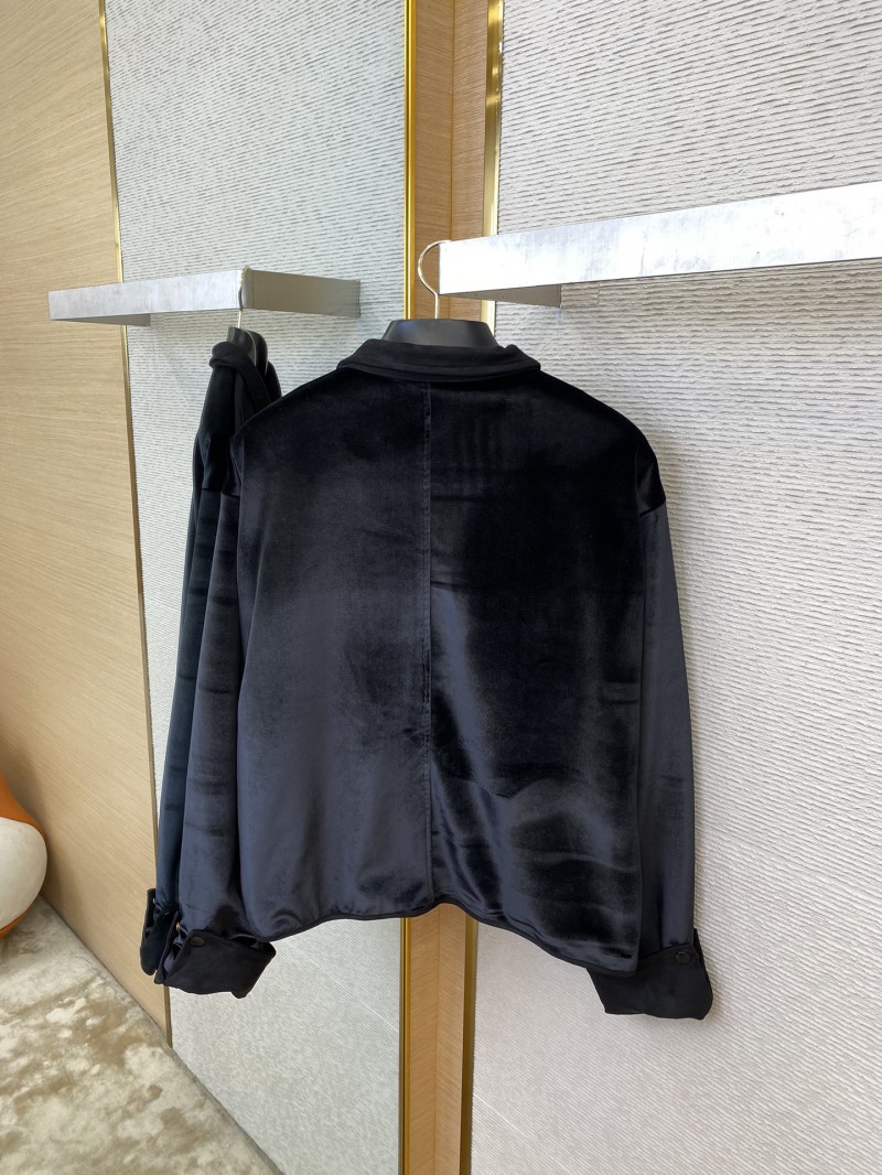 Miu Miu Logo Velvet Jacket 7