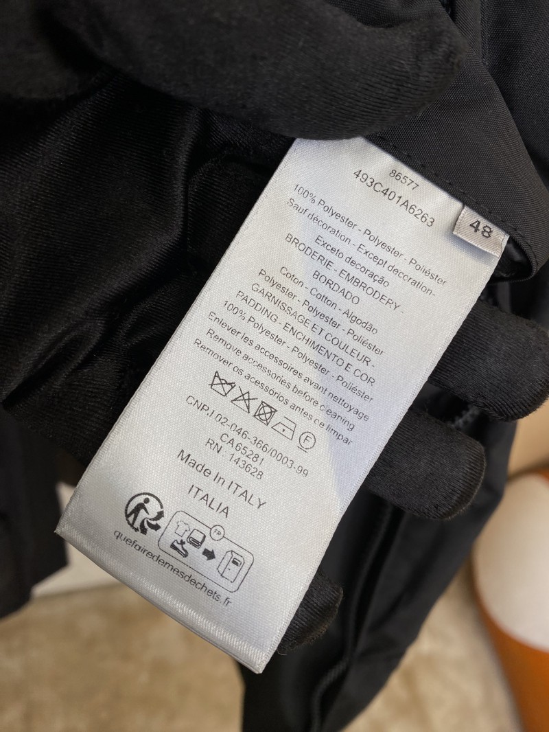 Dior Detachable Down Cotton Zip Jacket 8