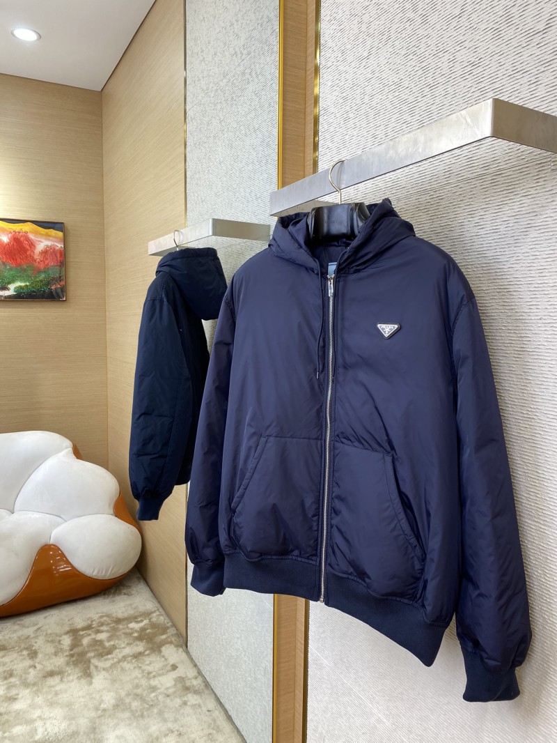 Prada Hooded Zip Down Jacket 2