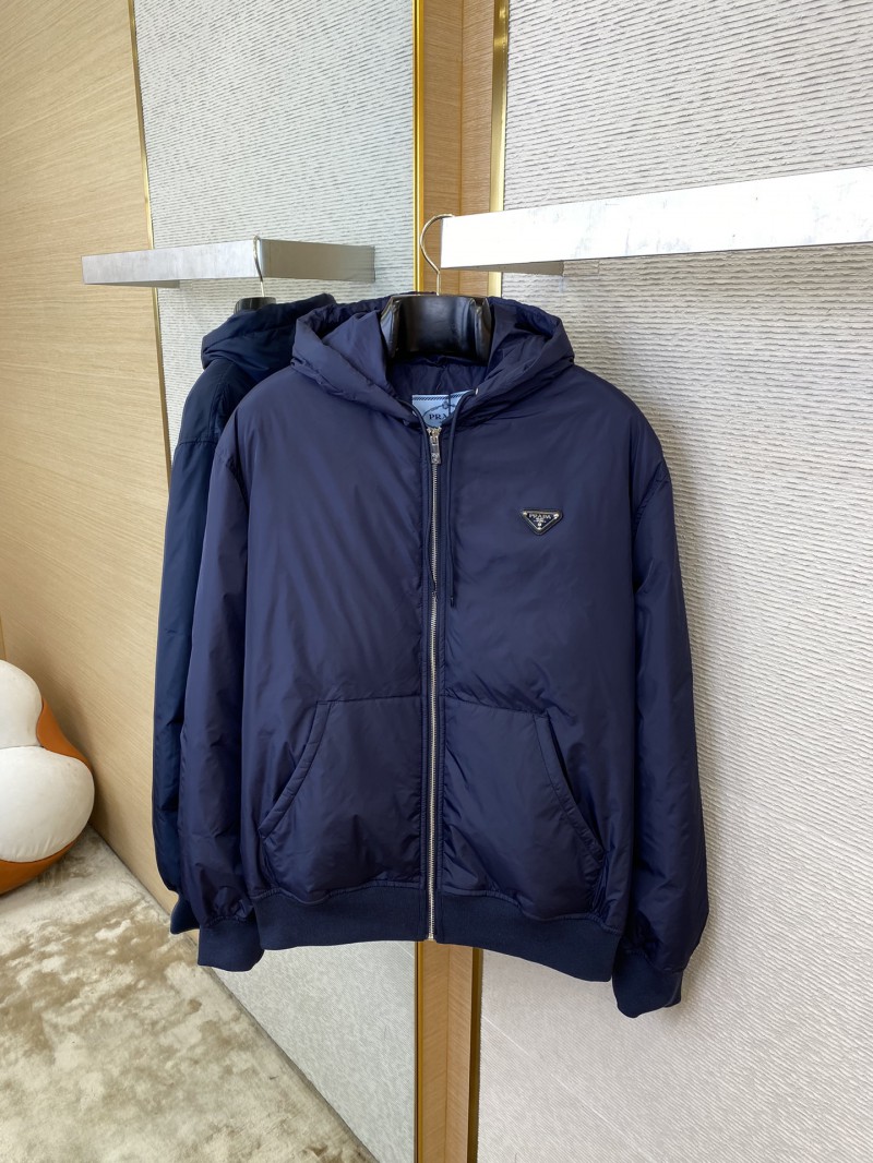 Prada Hooded Zip Down Jacket 6